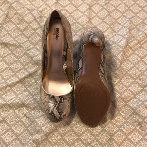 Mossimo Snake Print Heels